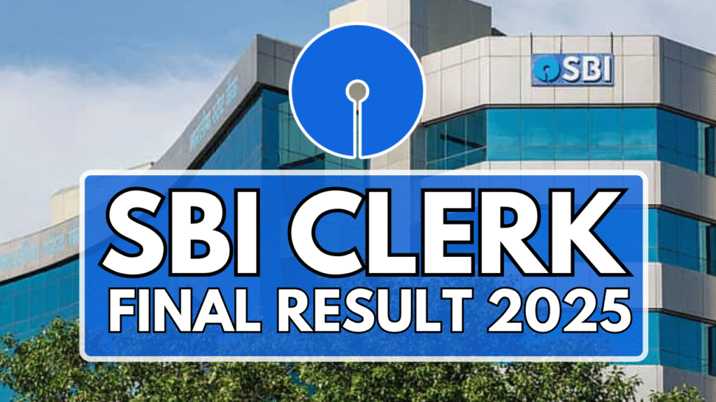 SBI Clerk Final Result 2025